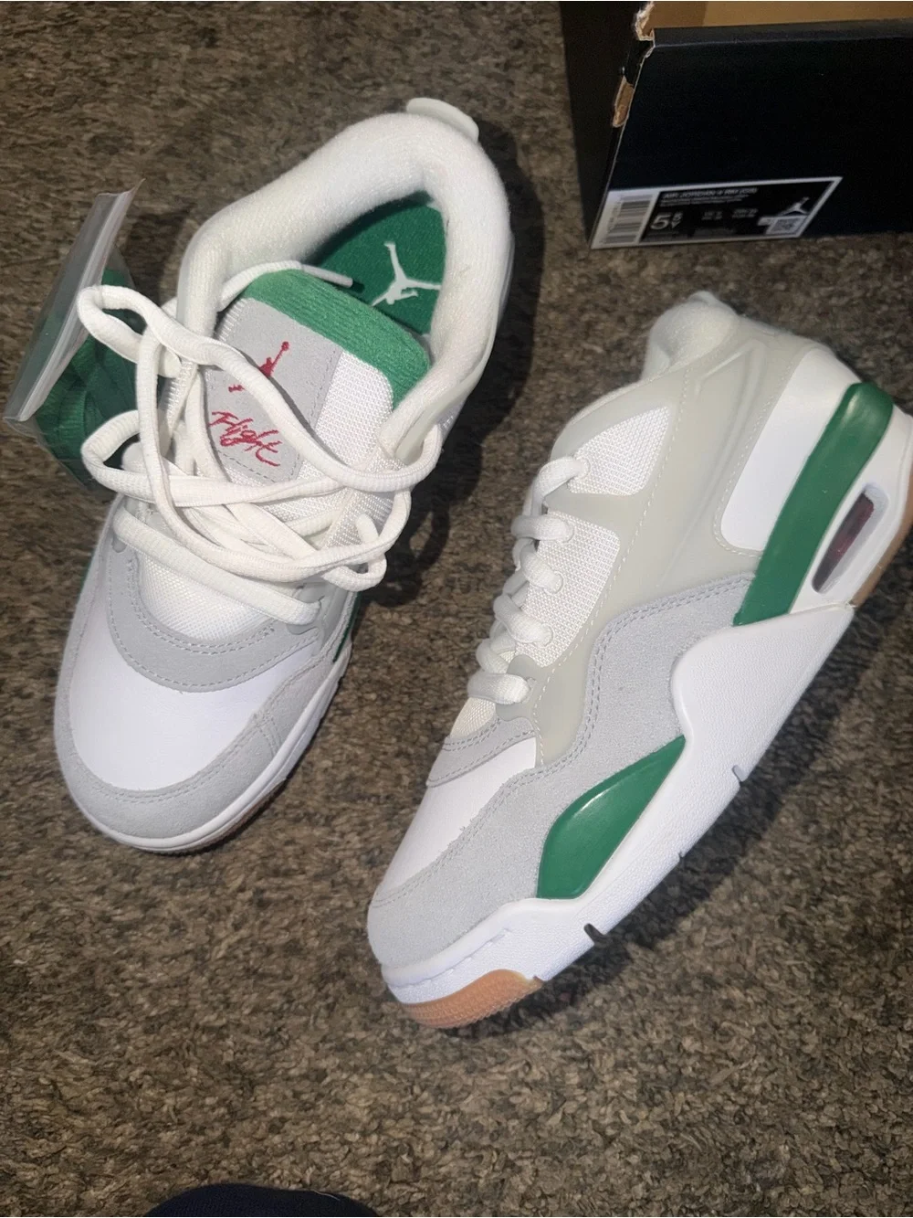 Air Jordan 4 RM pine green BNIB sz 5.5Y